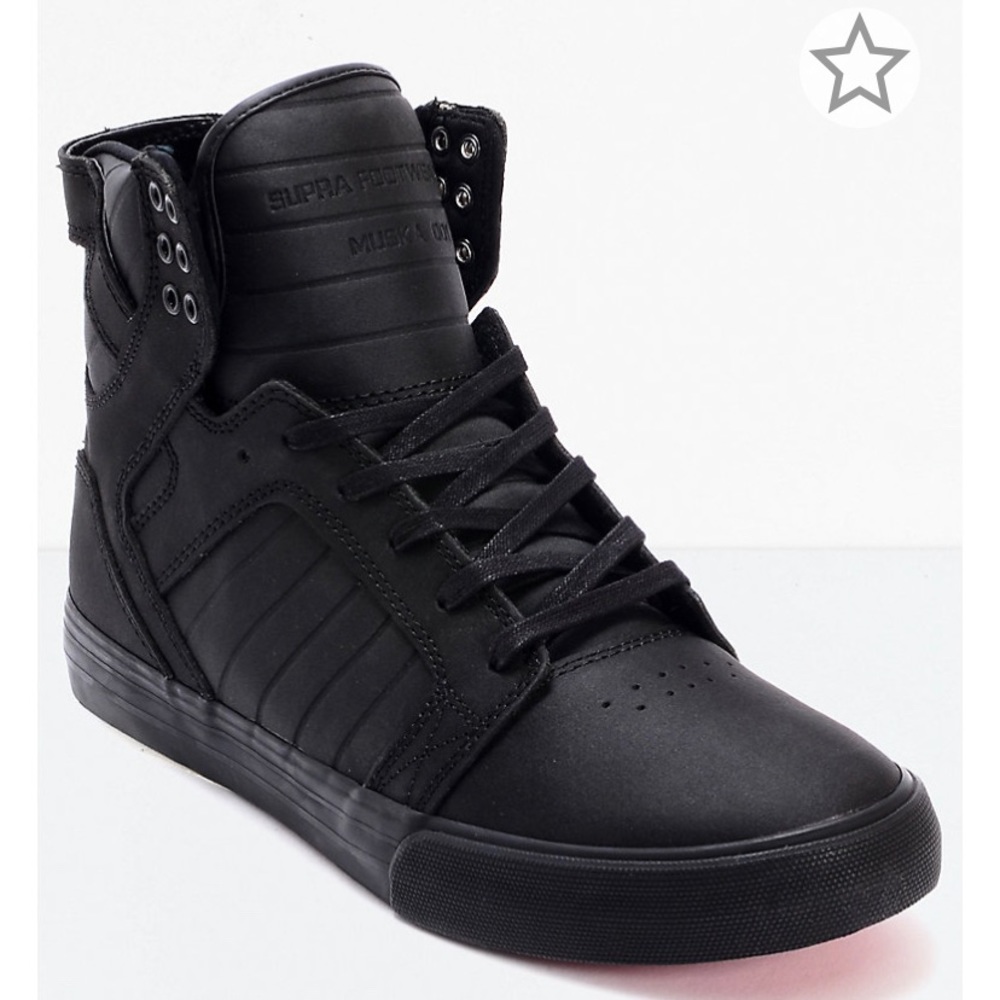 Supra Skytop Red Carpet Edition Black Skate Shoes